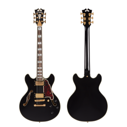 D'Angelico Excel Mini DC (stop-bar) Black