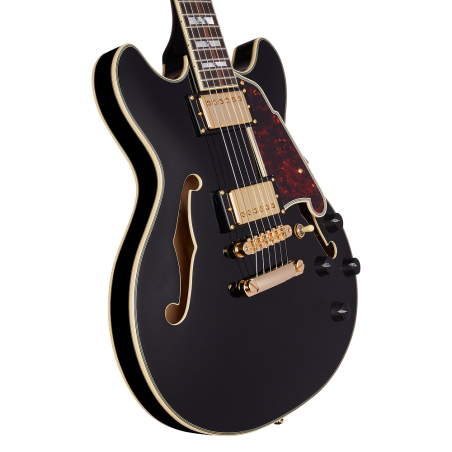D'Angelico Excel Mini DC (stop-bar) Black