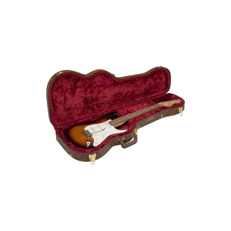 Fender Strat Tele Poodle Case Brown