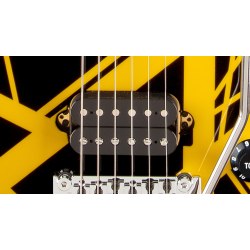 EVH Striped Series Black With Yellow Stripes