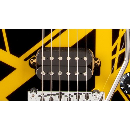 EVH Striped Series Black With Yellow Stripes