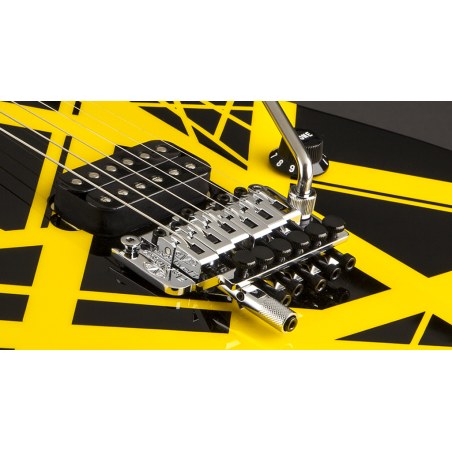 EVH Striped Series Black With Yellow Stripes
