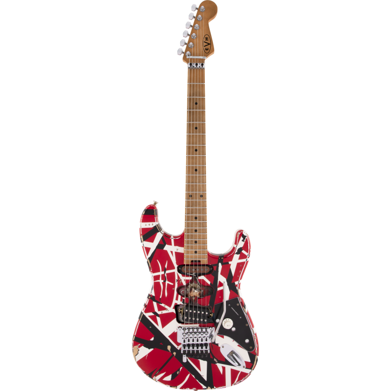 EVH Striped Series Frankie Red/White/Black