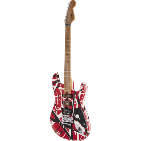 EVH Striped Series Frankie Red/White/Black