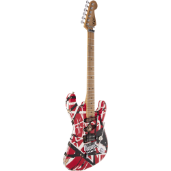 EVH Striped Series Frankie Red/White/Black