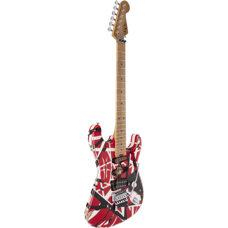 EVH Striped Series Frankie Red/White/Black