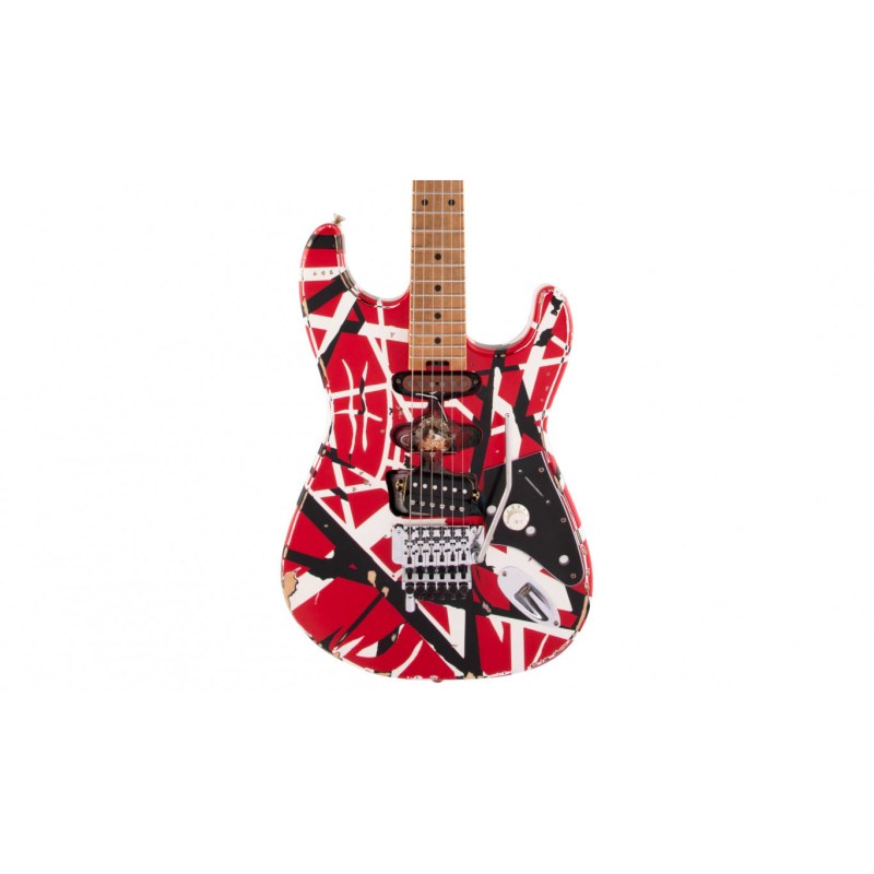 EVH Striped Series Frankie Red/White/Black