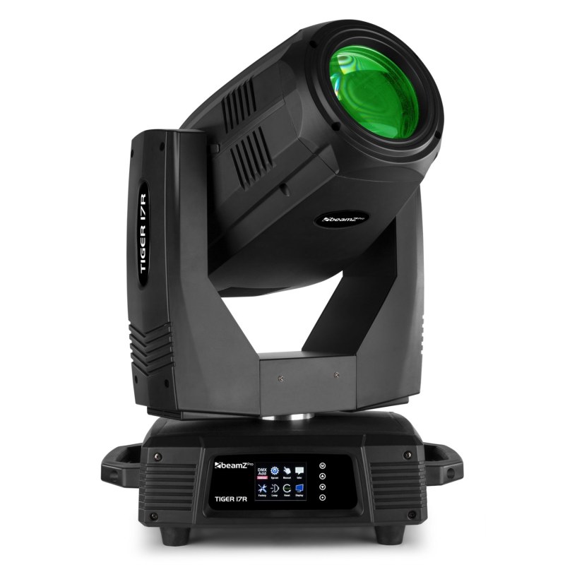 Beamz Tiger 17R Beam/Spot 350W 2pcs con Flightcase