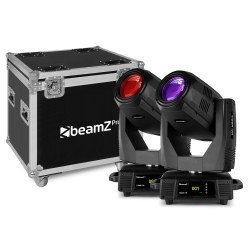Beamz Tiger 17R Beam/Spot 350W 2pcs con Flightcase