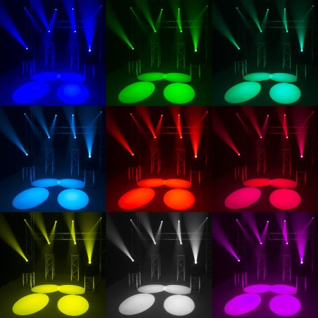 Beamz Ignite180 Led 2 pcs con Flightcase