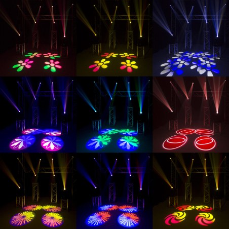 Beamz Ignite180 Led 2 pcs con Flightcase