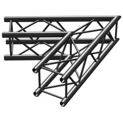 Beamz P30-C20 Truss 2 Way Corner 60 1m Black