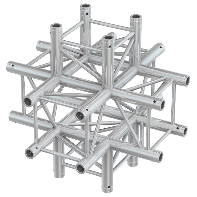 Beamz P30-C60 Truss 6 Way X-junction 0,5m
