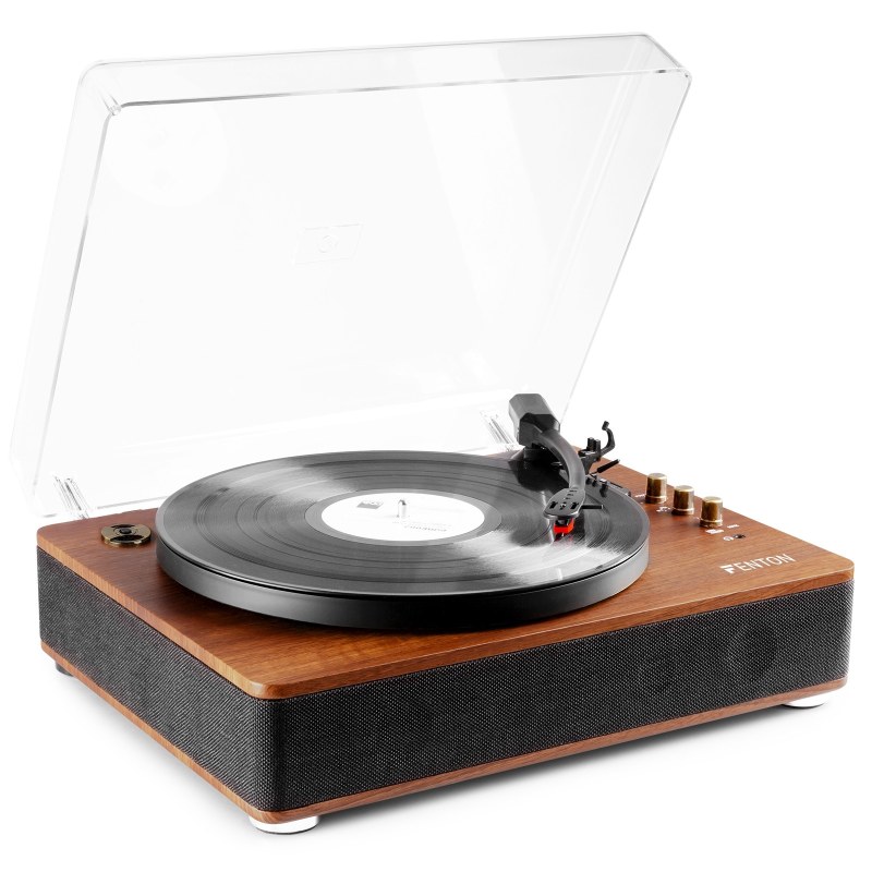 Fenton RP162D Record Player HQ BT Dark Wood