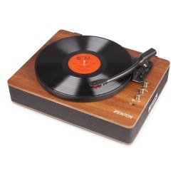 Fenton RP162D Record Player HQ BT Dark Wood