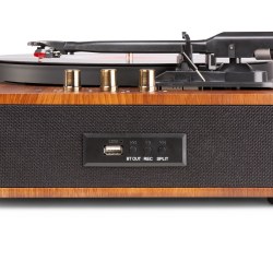 Fenton RP162D Record Player HQ BT Dark Wood