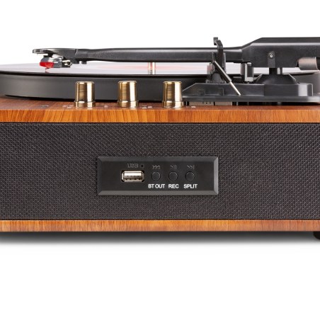 Fenton RP162D Record Player HQ BT Dark Wood