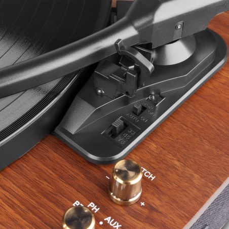 Fenton RP162D Record Player HQ BT Dark Wood