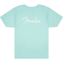 Fender Spaghetti Logo T-Shirt Daphne Blue M