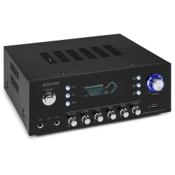 Fenton AV120FM-BT Stereo HiFi Amplifier Black