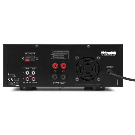 Fenton AV120FM-BT Stereo HiFi Amplifier Black