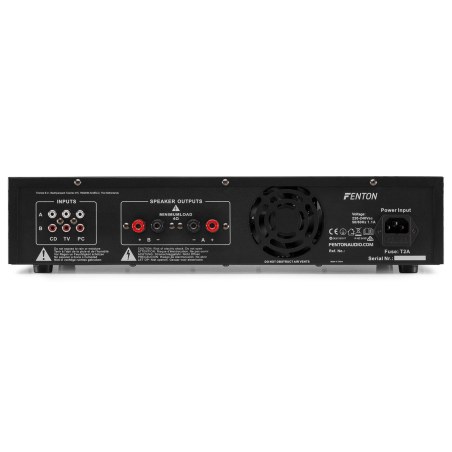 Fenton FPL1000 Digital Amplifier Led+Eq Black