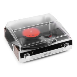 Fenton RP102A Record Player BT Aluminium/wood