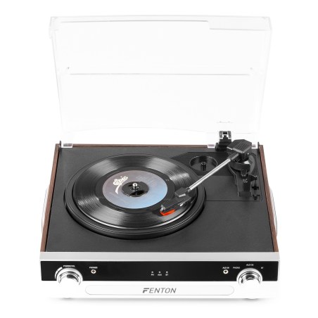 Fenton RP102A Record Player BT Aluminium/wood