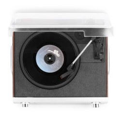 Fenton RP102A Record Player BT Aluminium/wood