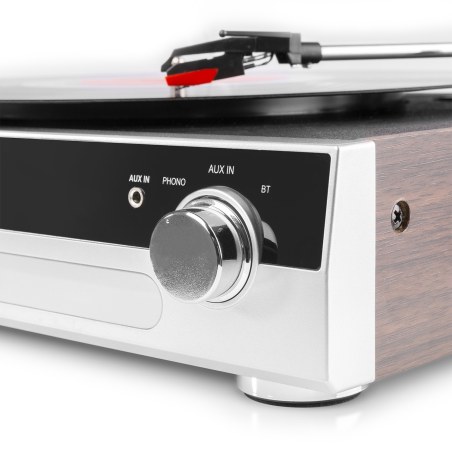 Fenton RP102A Record Player BT Aluminium/wood