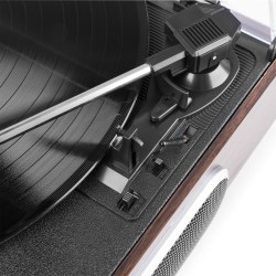 Fenton RP102A Record Player BT Aluminium/wood