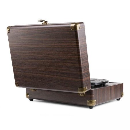 Fenton RP115B Record Player BT Brown Wood