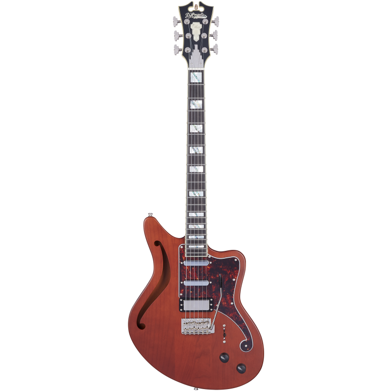 D'Angelico Deluxe Bedford SH (with Tremolo) Matte Walnut