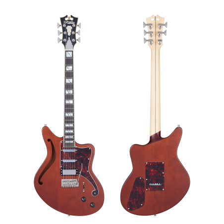 D'Angelico Deluxe Bedford SH (with Tremolo) Matte Walnut