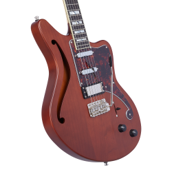 D'Angelico Deluxe Bedford SH (with Tremolo) Matte Walnut