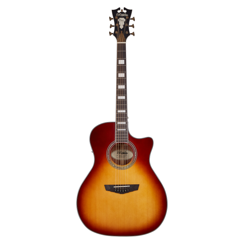 D'Angelico Premier Gramercy Iced Tea Burst