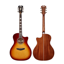 D'Angelico Premier Gramercy Iced Tea Burst