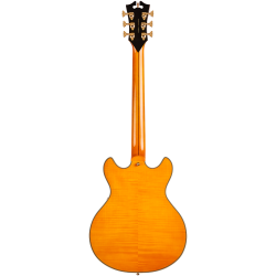 D'Angelico Excel Mini DC Vintage Natural Stopbar