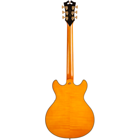 D'Angelico Excel Mini DC Vintage Natural Stopbar
