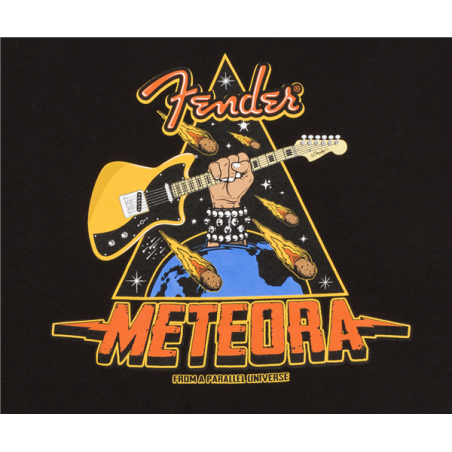 Fender T-Shirt Meteora Black S