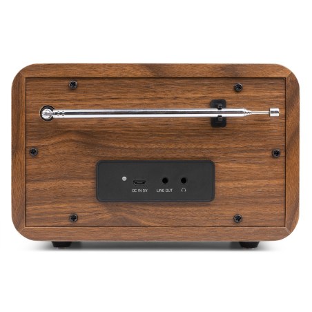 Audizio Milan Dab+ Radio BT FM Batt Wood