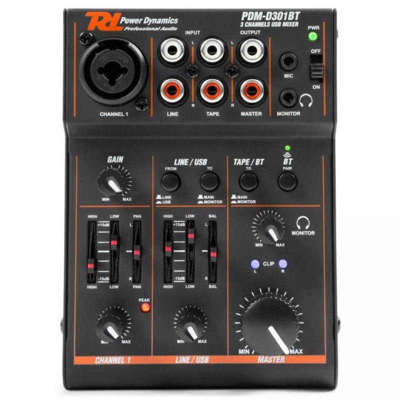Power Dynamics PDM-D301BT Black