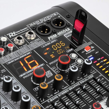 Power Dynamics PDM-M404A Music Mixer