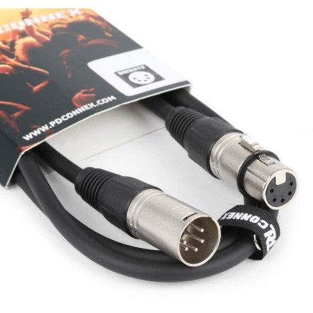 Power Dynamics CX102-3 DMX Cable 5P XLR M-F 3m