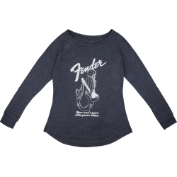 Fender Mermaid Women's Long Sleeve Navy S