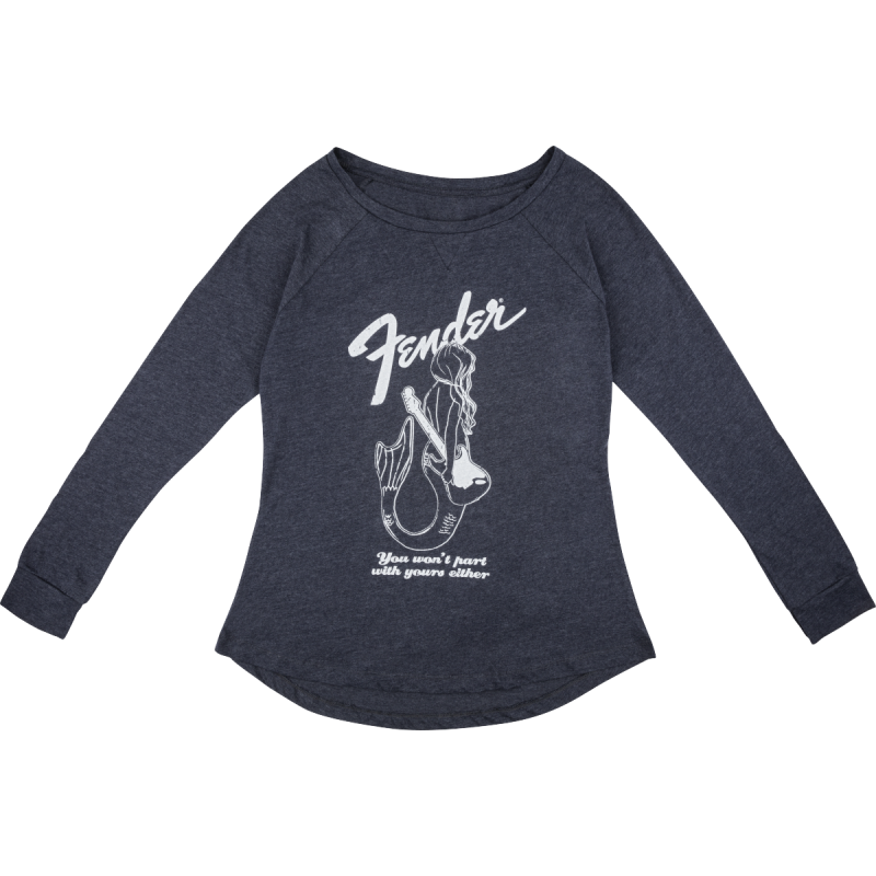 Fender Mermaid Women's Long Sleeve Navy S
