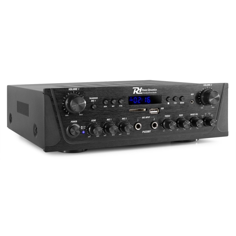Power Dynamics PV220BT 2CH Amplifier System