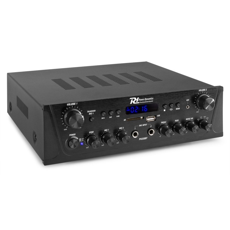 Power Dynamics PV220BT 2CH Amplifier System