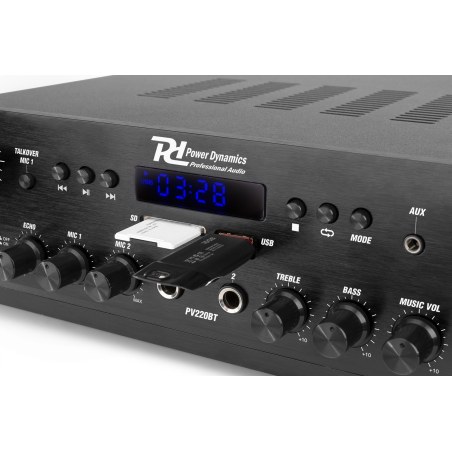 Power Dynamics PV220BT 2CH Amplifier System