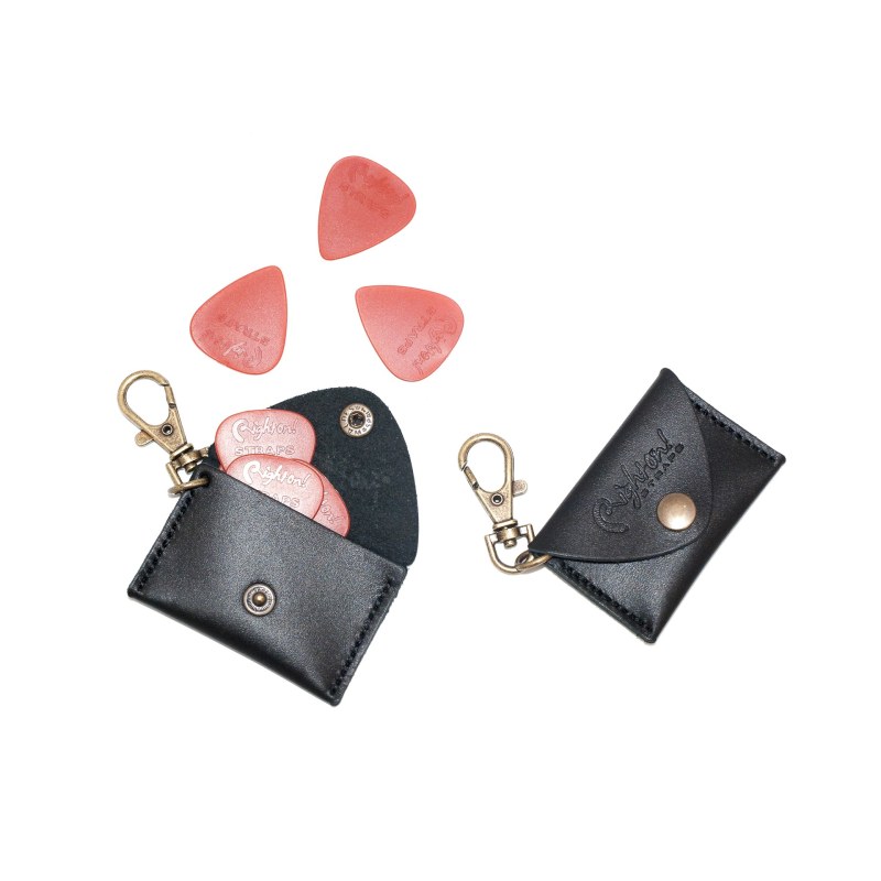 RightOn Straps Keychain Pick Holder Black